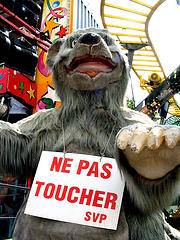 ne pas toucher le monstre