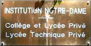 plaque institution notre dame