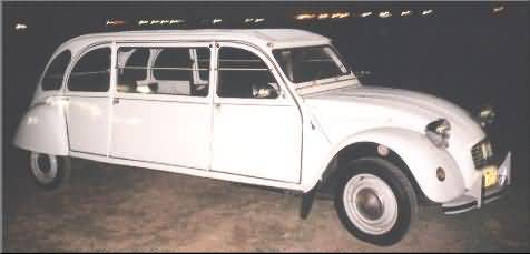 stretched 2CV, front