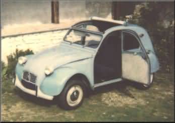 La 2CV avant rnovation